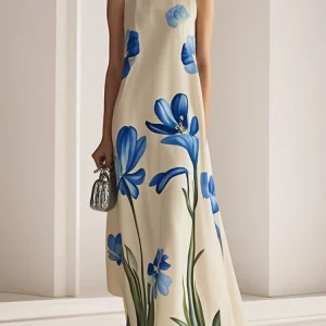 Yeezzi Women's Elegant Flower Printed