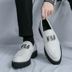 White Loafers Mens Party